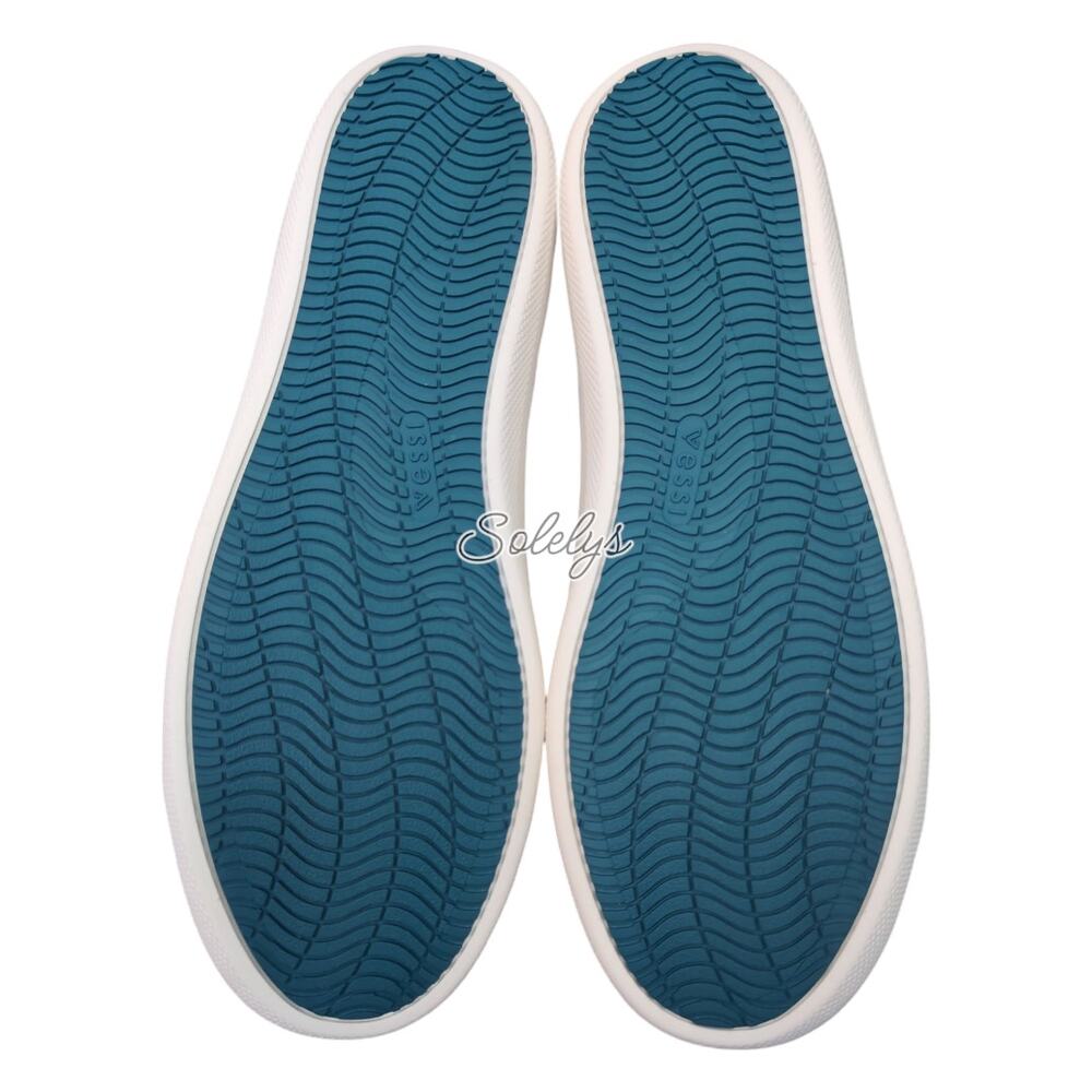 Vessi White Sneakers with Blue Accent - Picture 7 of 13